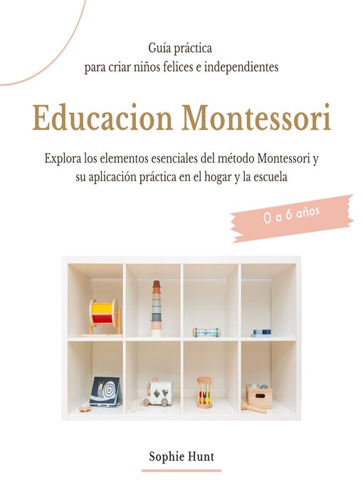 Title details for Educacion Montessori by Sophie Hunt - Available